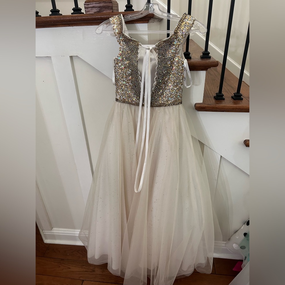 Tiffany designs girls pageant dress